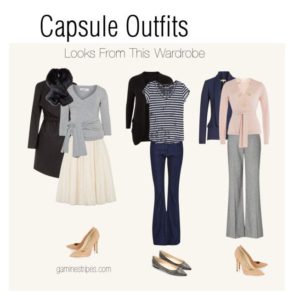 capsule wardrobe outfits for inverted triangle shape