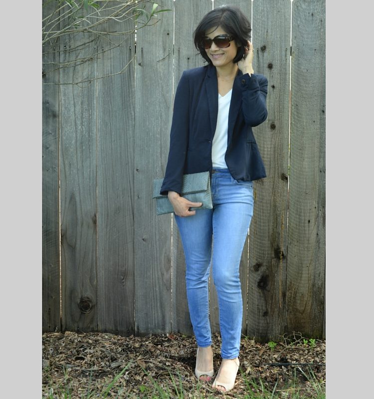 navy blazer