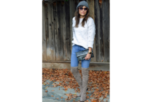 how to wear over the knee boots #overthekneeboots #winteroutfits