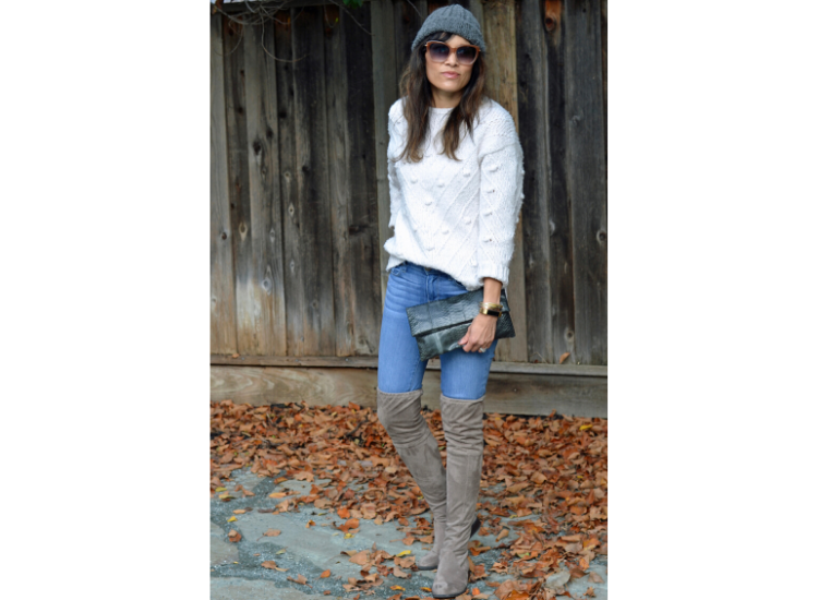 how to wear over the knee boots #overthekneeboots #winteroutfits