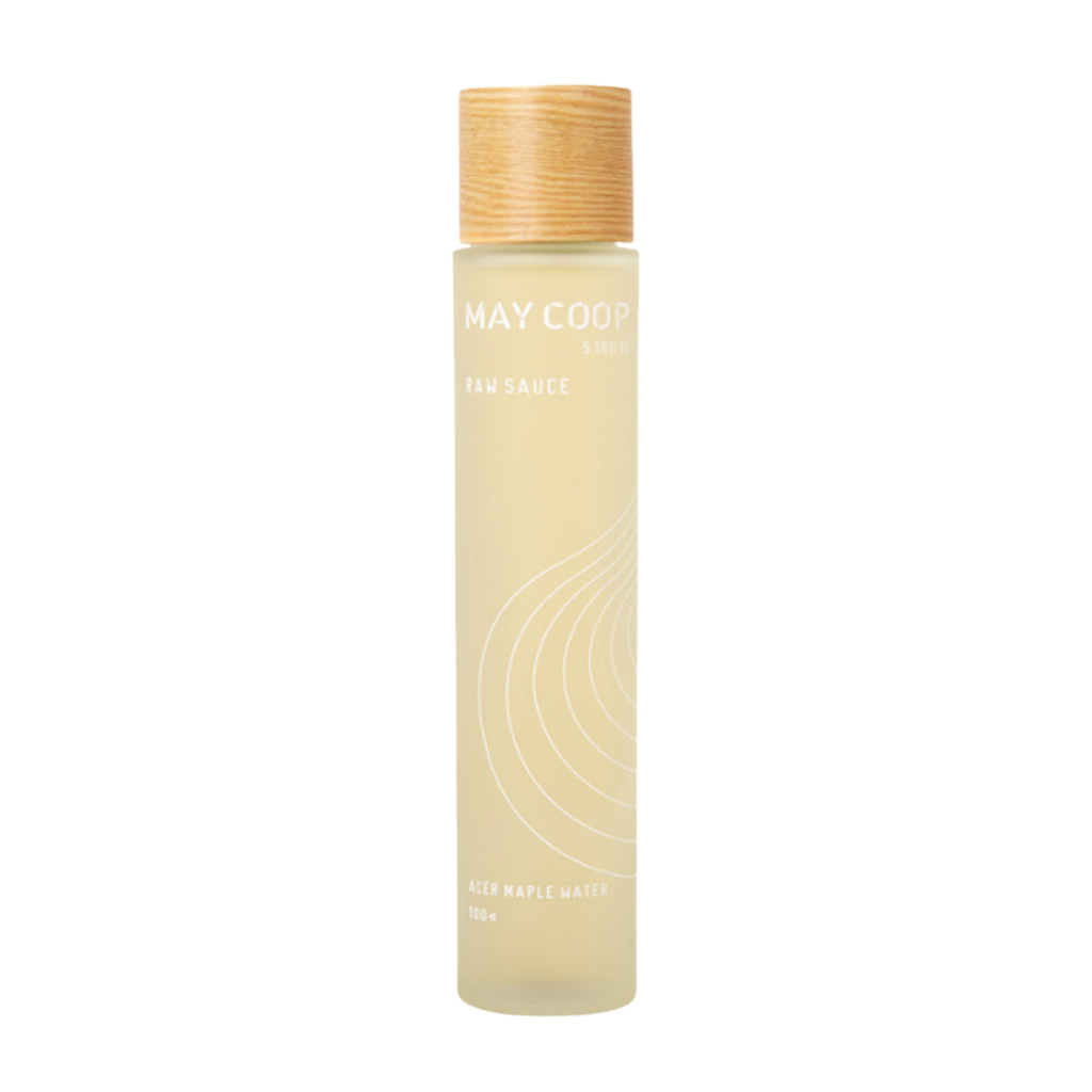 May Coop Raw Sauce: A bottle of nourishing toner, providing a refreshing and moisturizing boost to the skin.