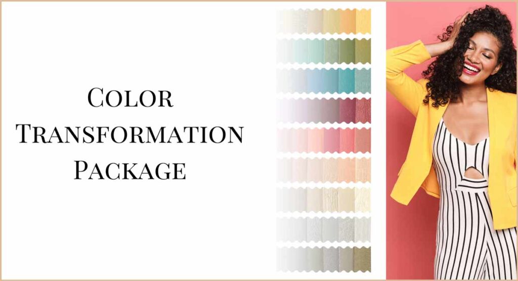 color analysis package is must have tool to help you discover the colors that enhance your natural beauty